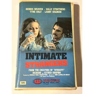 Intimate Strangers VHS 1977 Dennis Weaver Sally Struthers Worldvision Drama Tape